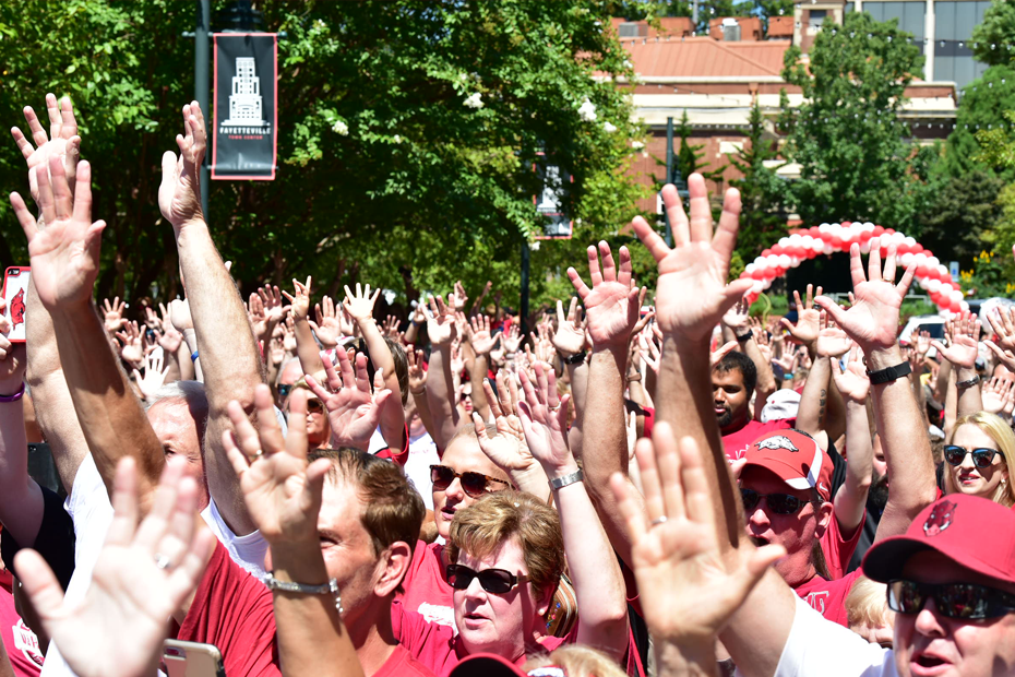 For Razorbacks fan known as 'Hognoxious,' 15 minutes of fame has