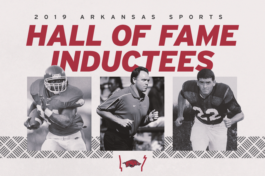 Adams, Hill and Nutt Inducted into Arkansas Sports Hall of Fame
