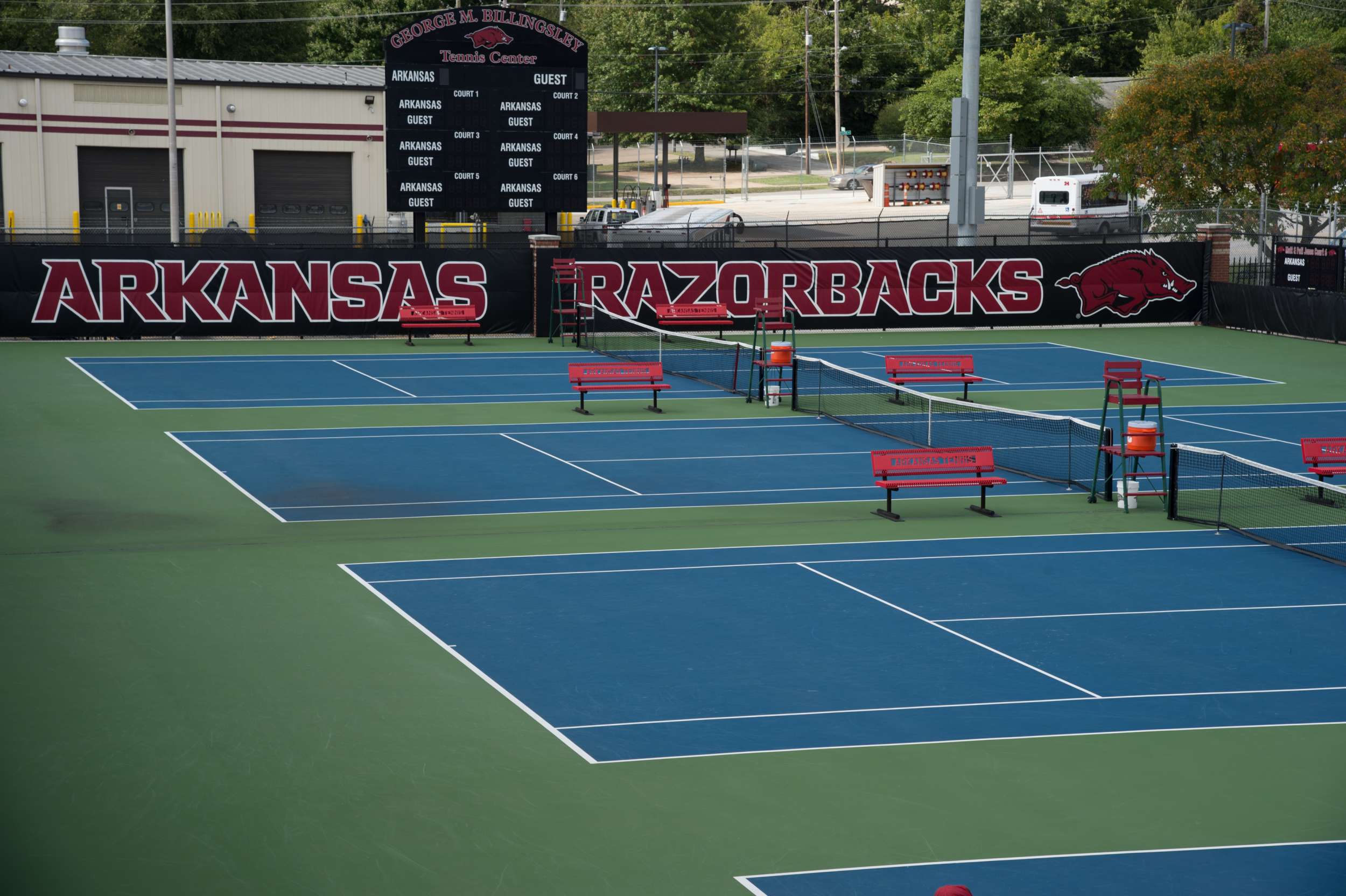 Billingsley Tennis Center Arkansas Razorbacks