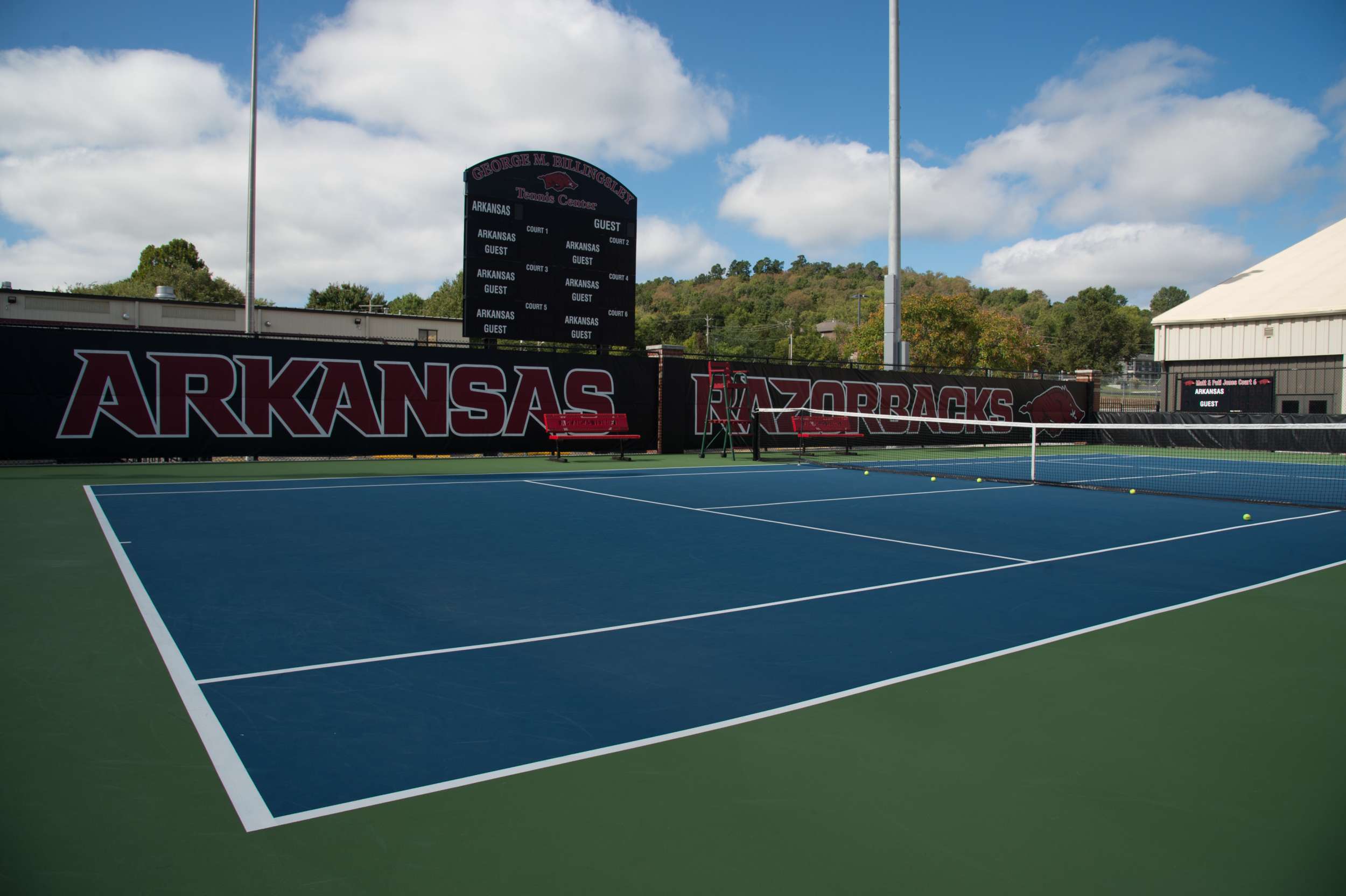 Billingsley Tennis Center Arkansas Razorbacks