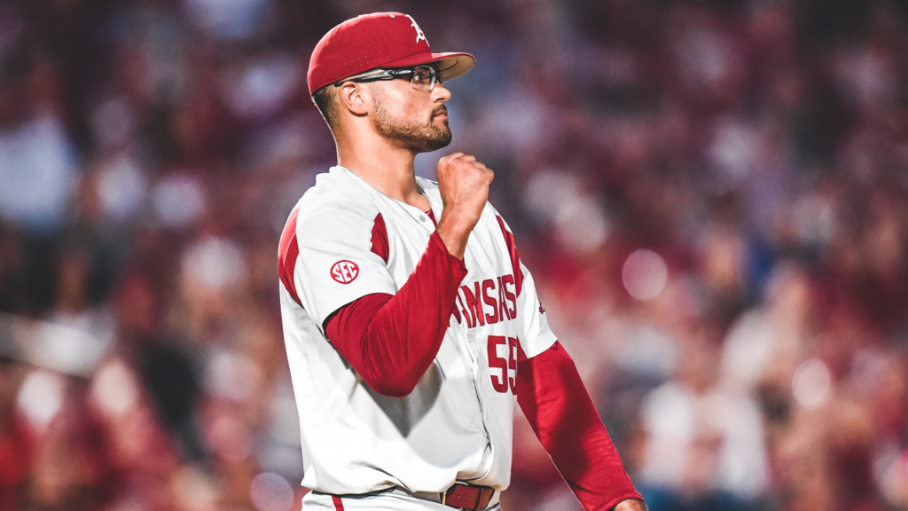 Arkansas Razorbacks' Casey Martin's slide in 2020 MLB Draft ends