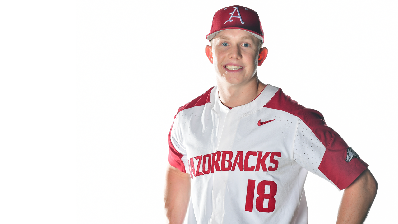 Arkansas Razorbacks 18 Heston Kjerstad Red Elite Baseball Jersey