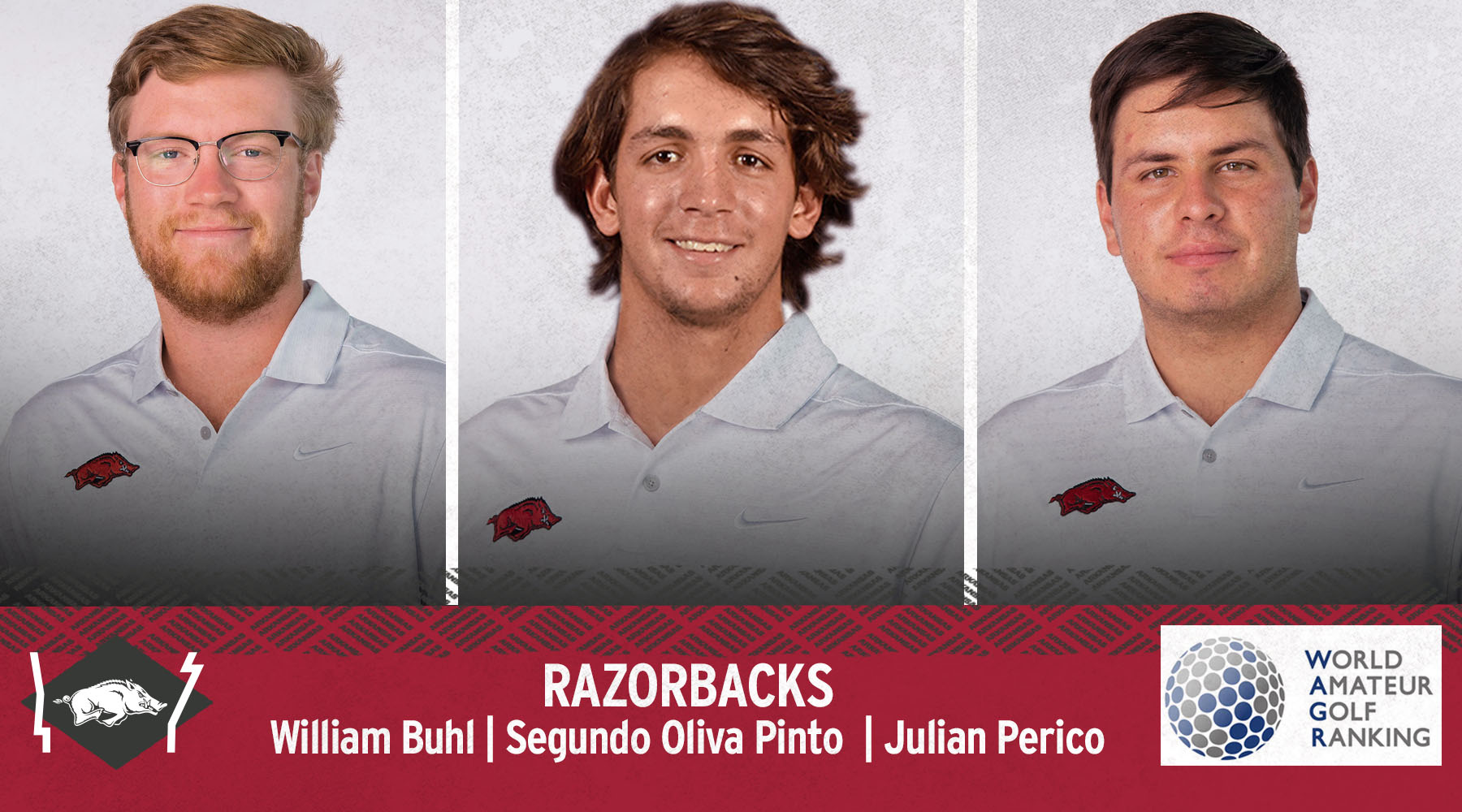 Three Razorbacks Among World's Top 150 Amateurs