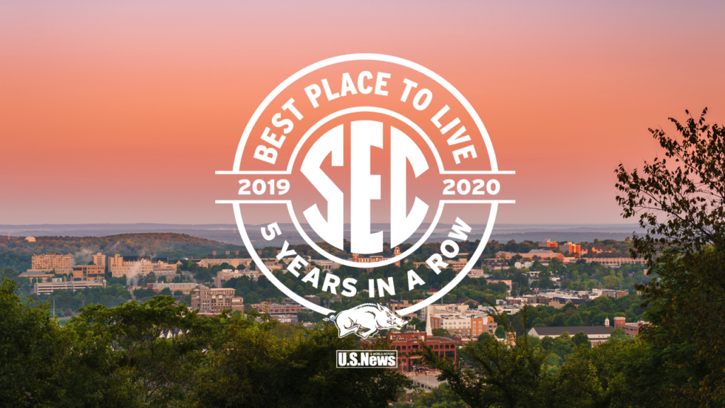 Fayetteville Named Best Place to Live in the SEC for 5th Straight Year