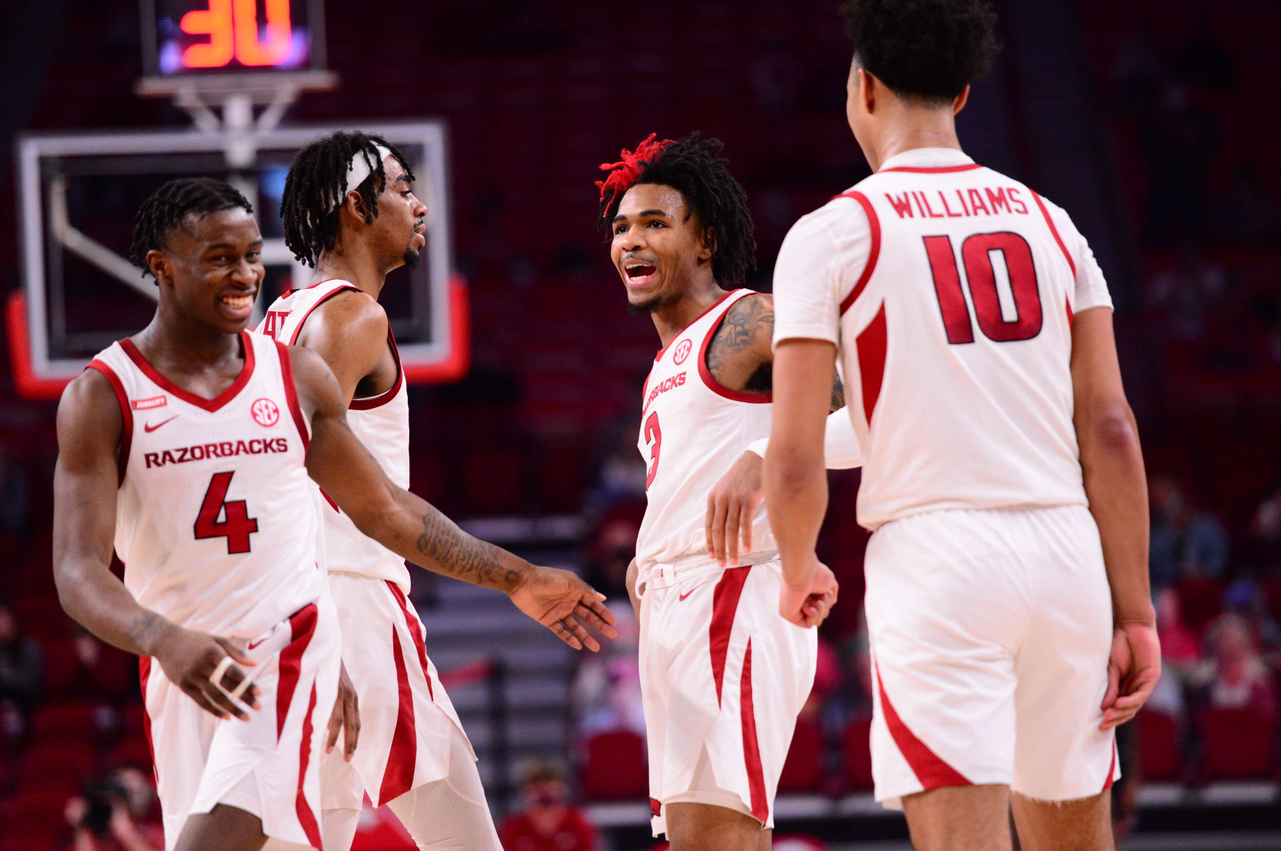 Davis and Williams Postgame vs. Georgia | Arkansas Razorbacks