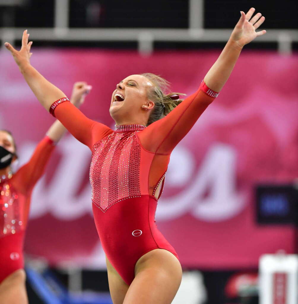 Behind The Lens Arkansas Gymnastics Sets Highest Team Score in Program