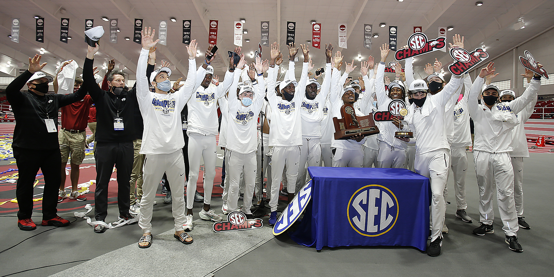 Arkansas’ team depth secures 24th SEC Indoor championship Arkansas