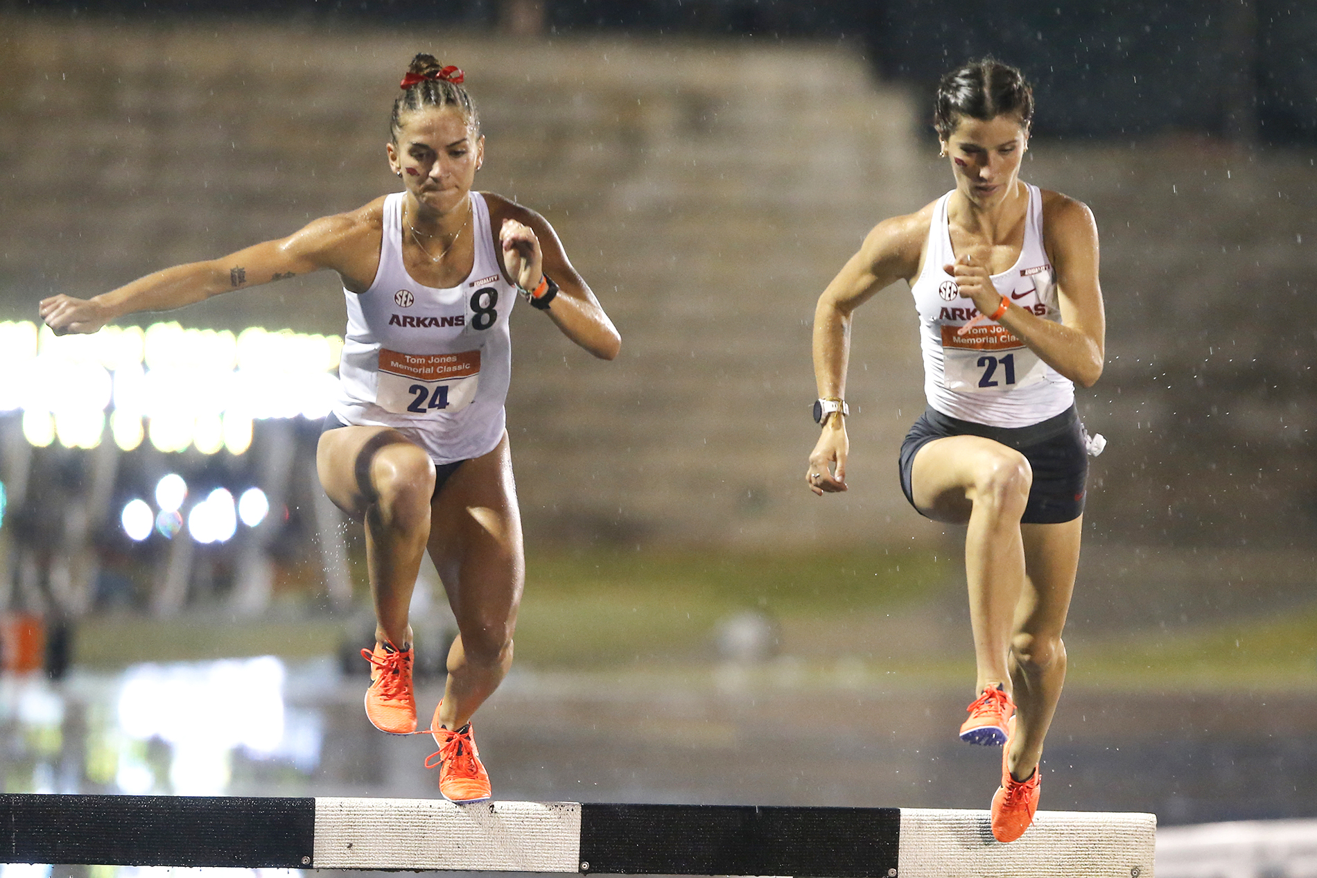 Krissy Gear Breaks Steeplechase Facility Record At Florida Arkansas Razorbacks