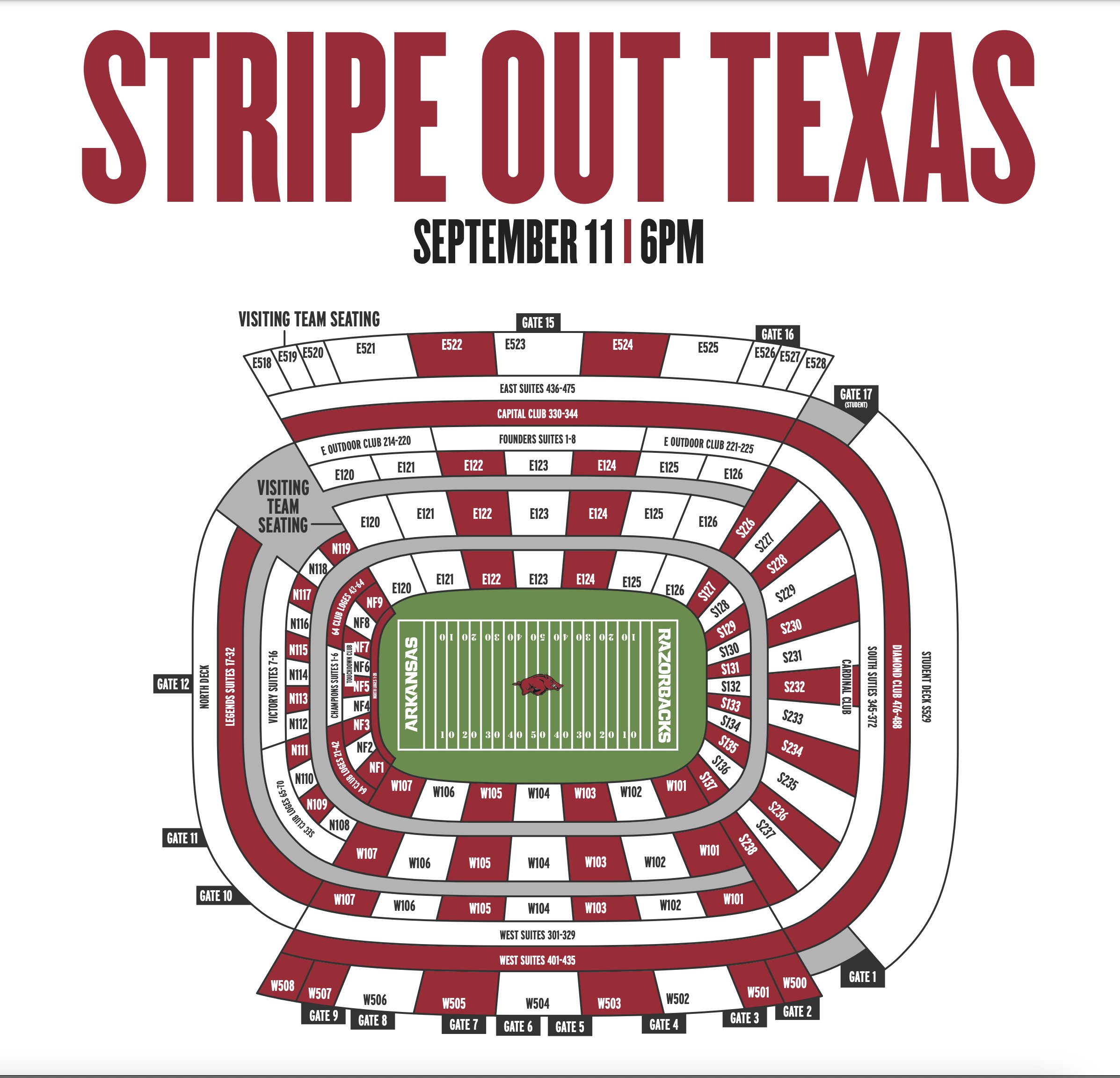 Texas Longhorn Football Stadium Seating Chart