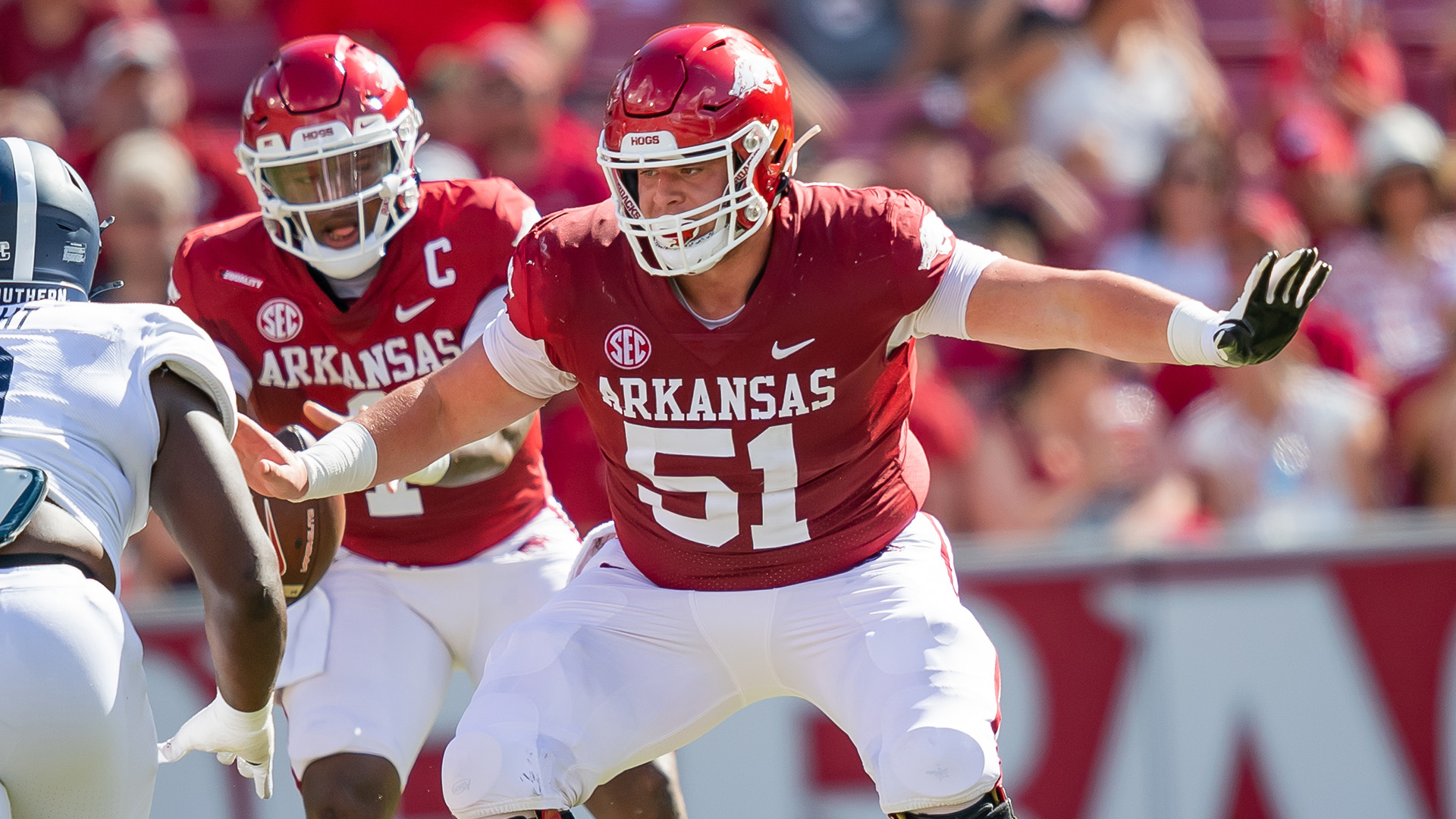 Ricky Stromberg expects big season from experienced Arkansas offensive line