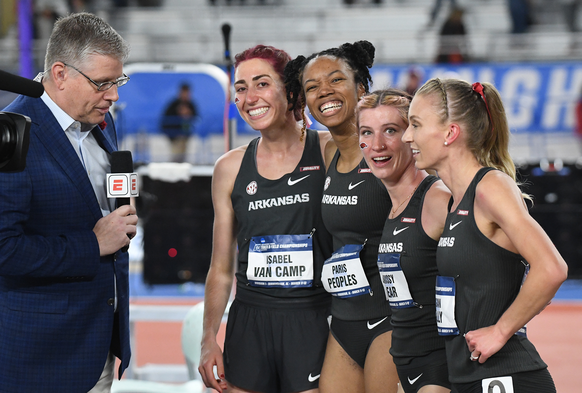 Arkansas wins NCAA title in distance medley relay with school record