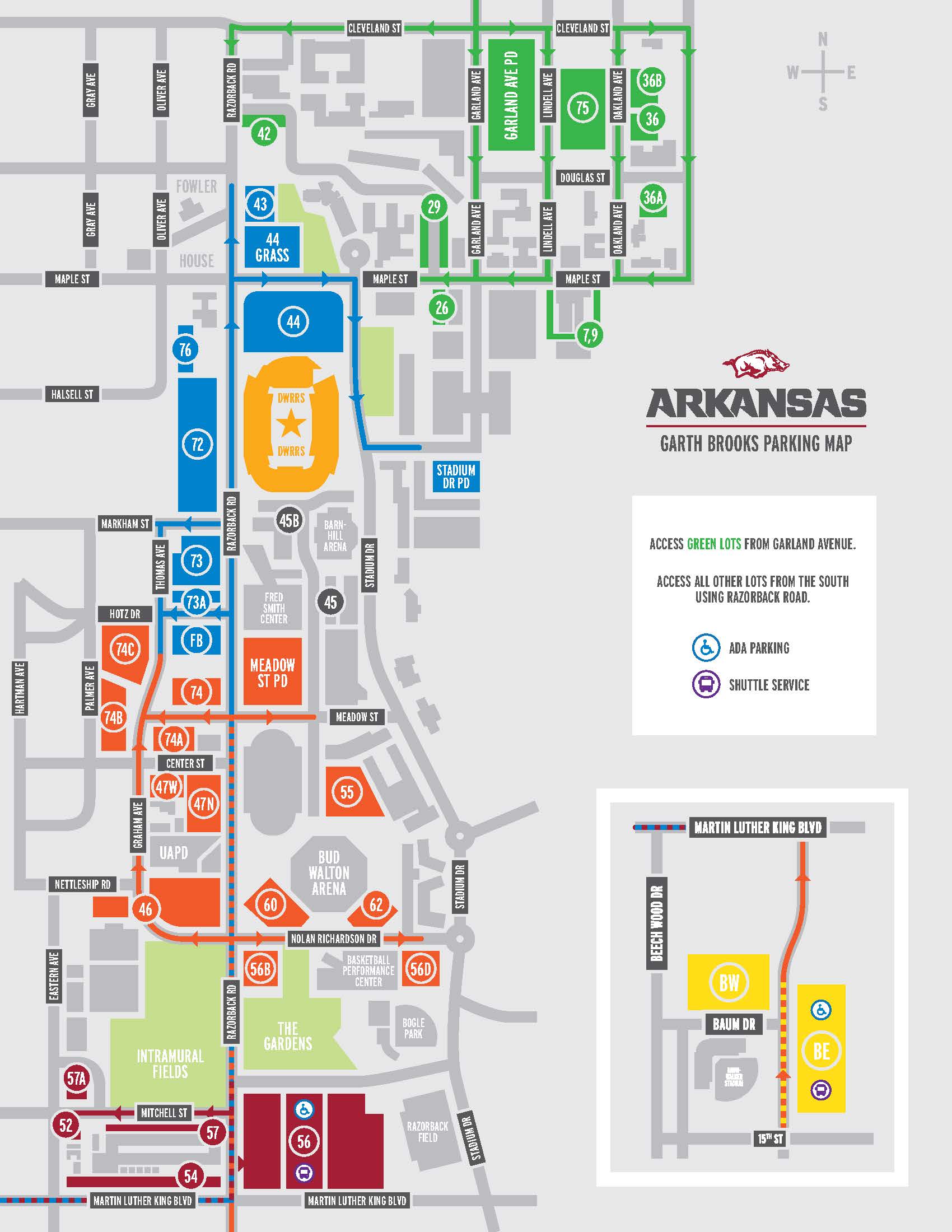 NXR Southwest Regional - Photos - Parking Map