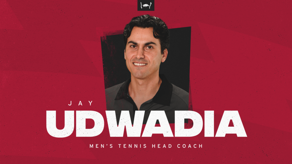 Former Razorback Jay Udwadia named Head Men’s Tennis Coach