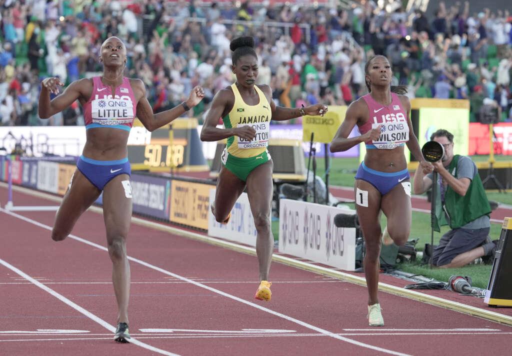 World Championships: Little fourth, Wilson fifth in final of 400m hurdles