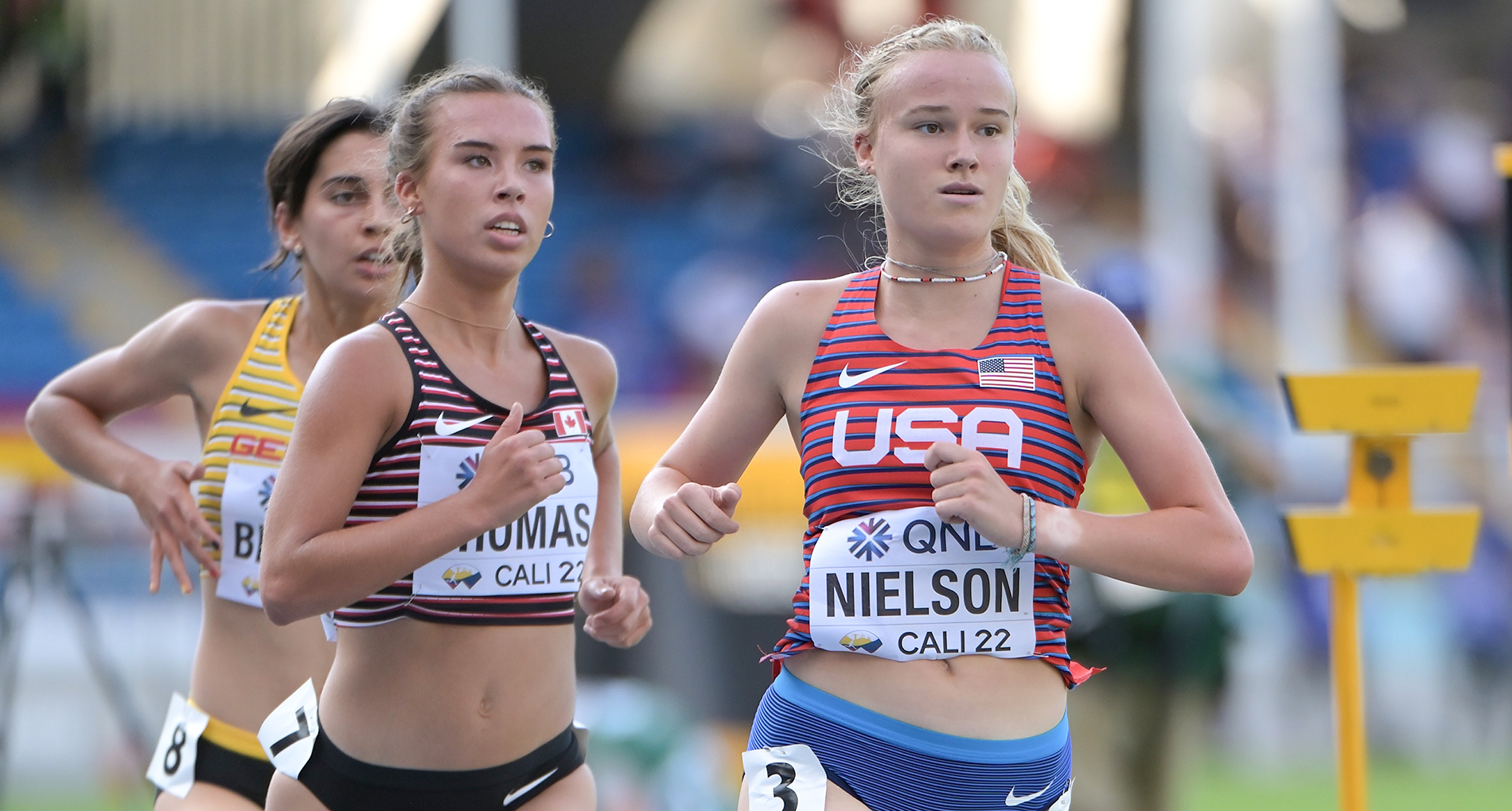 Heidi Nielson races in first of two finals at World U20