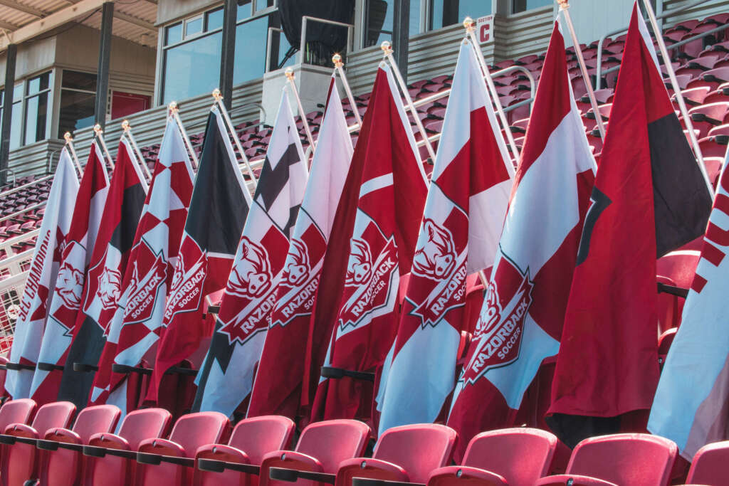 Fan-Inspired Flags Introduced to Razorback Field
