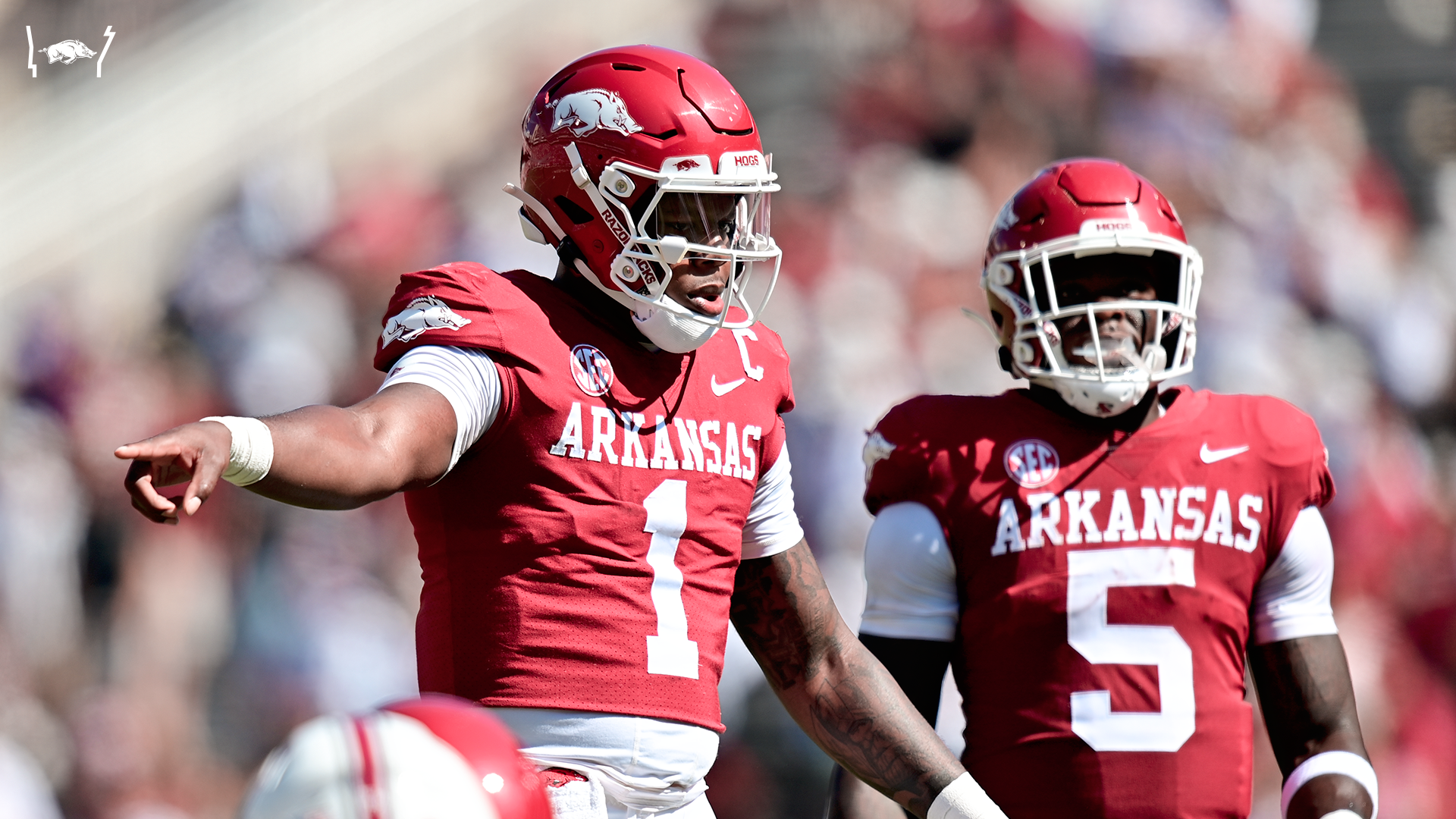 Arkansas Razorbacks Snack Helmet