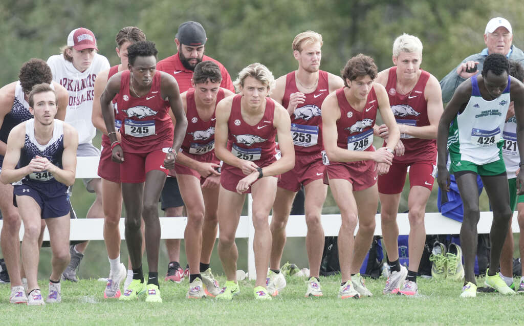 No. 20 Arkansas prepared to race in frigid NCAA Championships