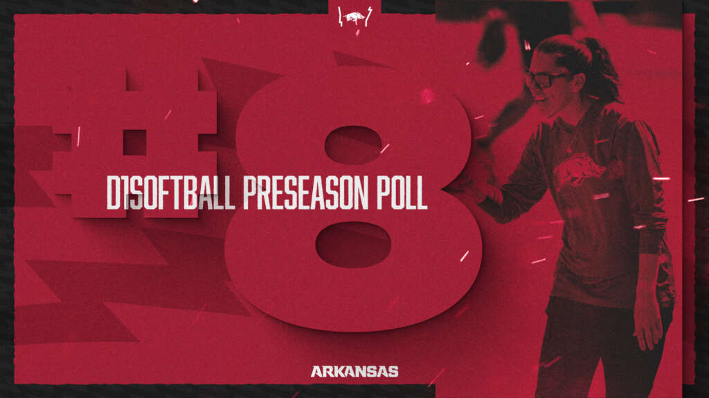 Hogs Earn No. 8 Ranking in D1Softball Preseason Poll