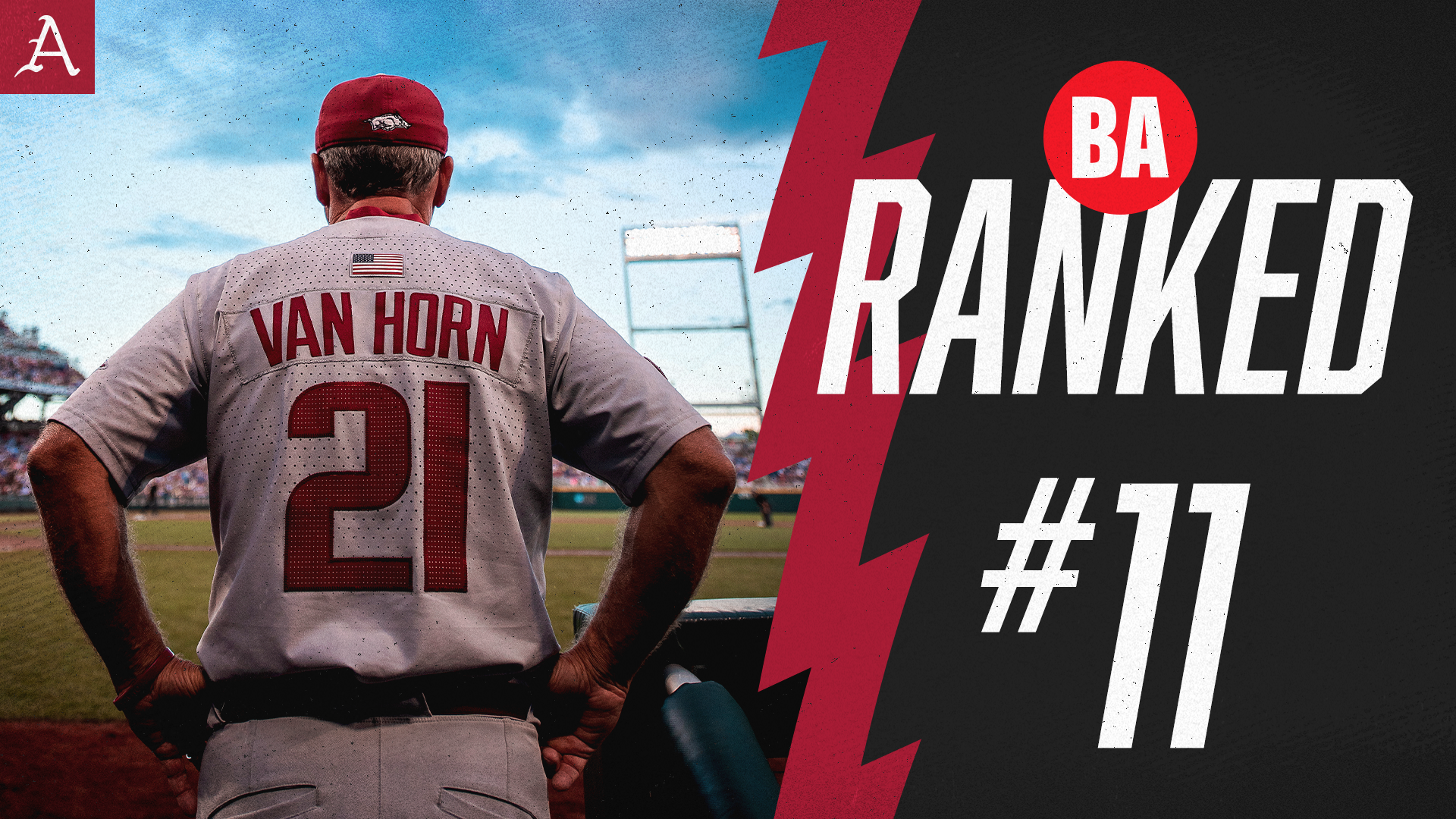 Razorbacks Placed 11th by Baseball America