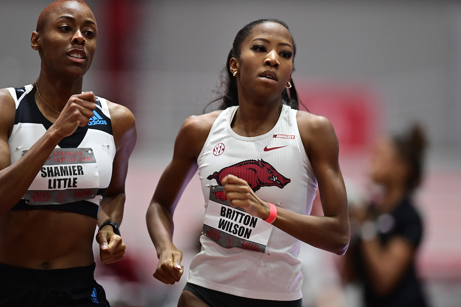 Britton Wilson breaks 600m collegiate record at Arkansas Invite