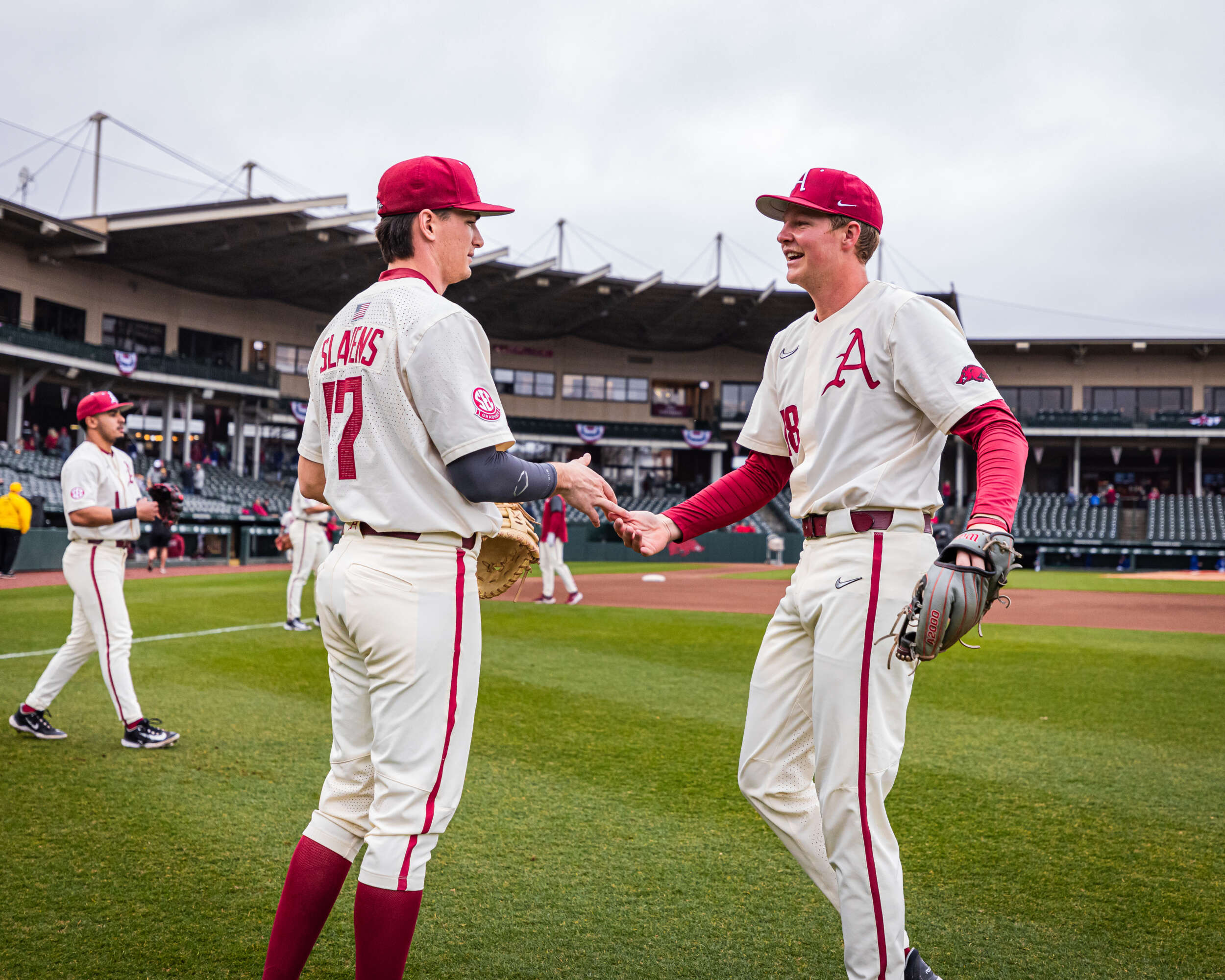 Arkansas Baseball on X: Cream throwback uniforms are back for