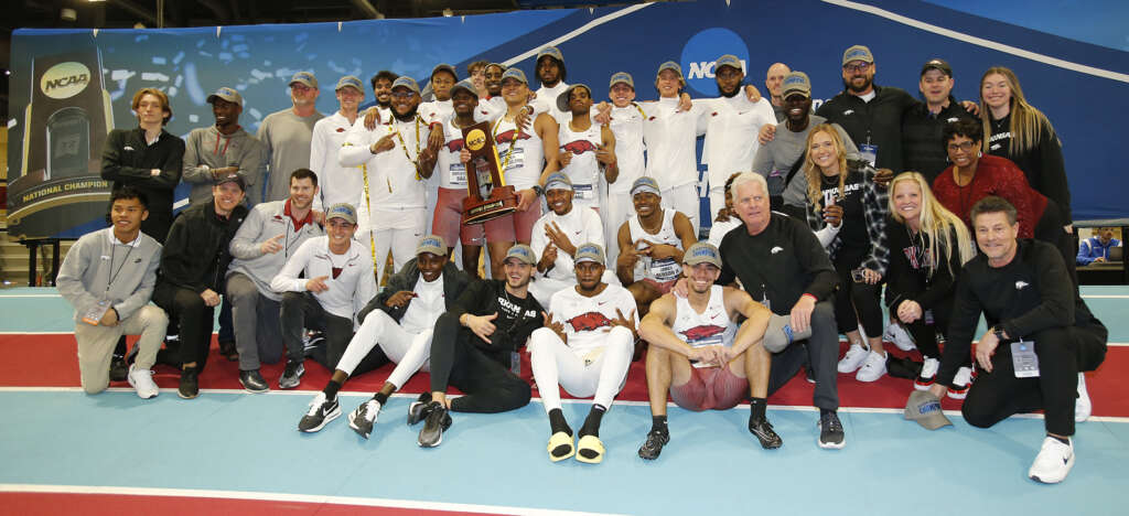 No. 1 Razorbacks complete mission with 21st NCAA Indoor Championship