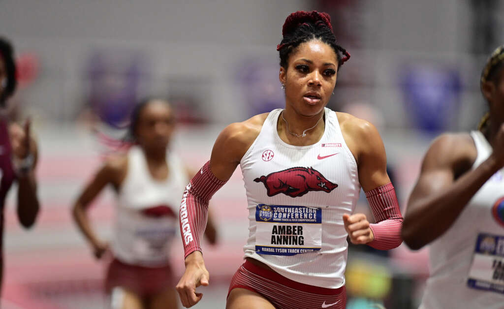 No. 3 Razorbacks total second best 11 entries into NCAA Indoor Championships