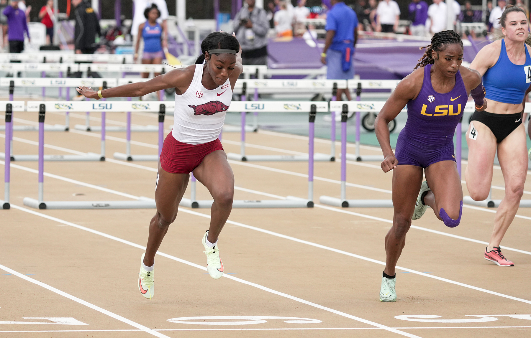 LSU Track & Field on X: Who's the fastest man in football today