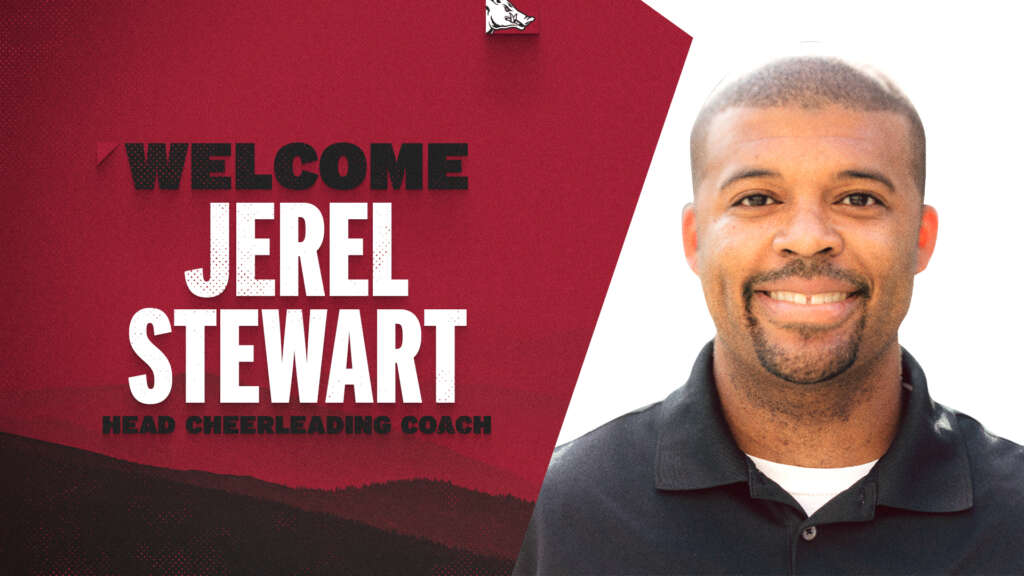 Stewart Named Hogs’ Head Cheerleading Coach