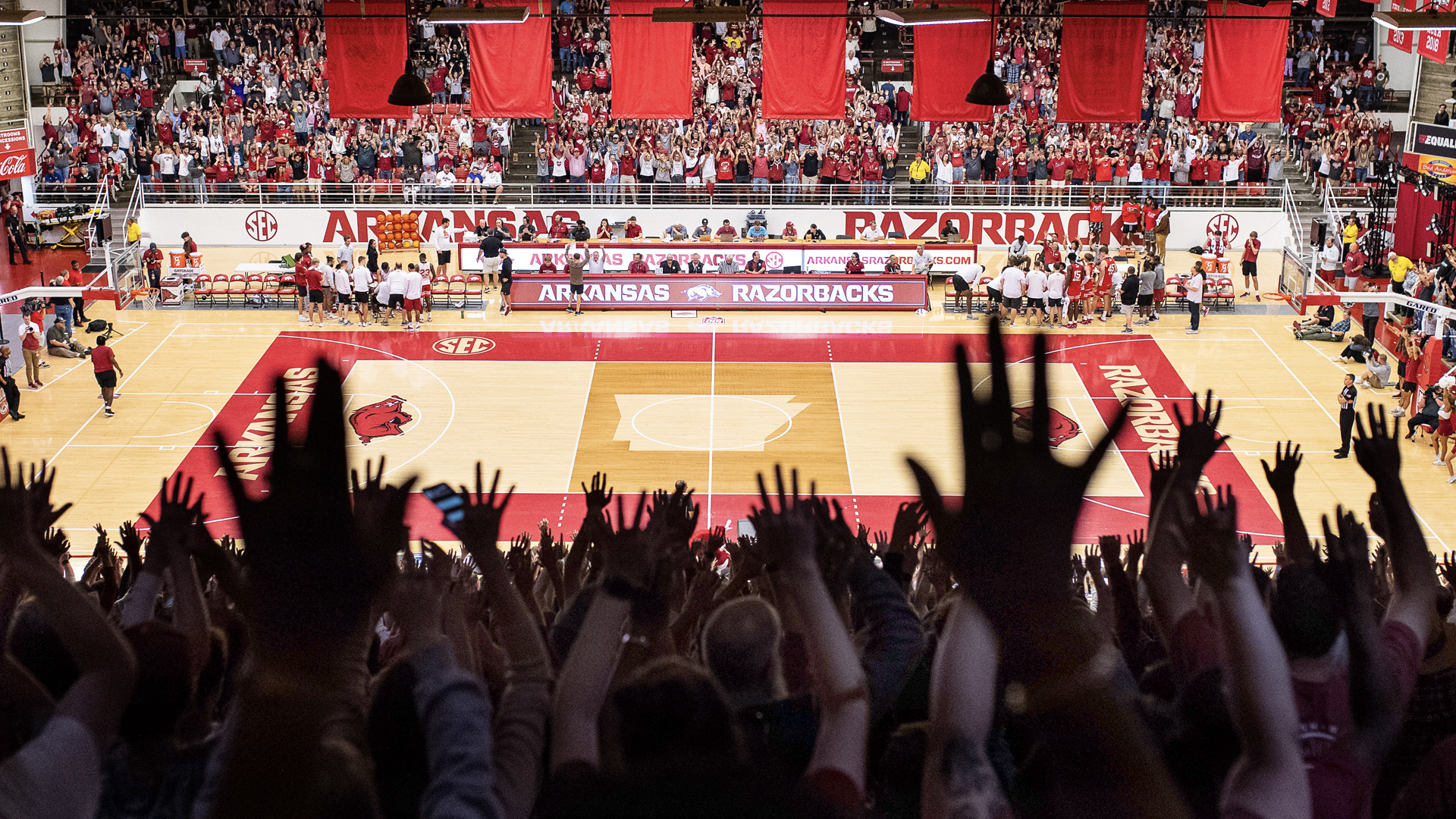 Mens Basketball Red-White Showcase Date Set Arkansas Razorbacks