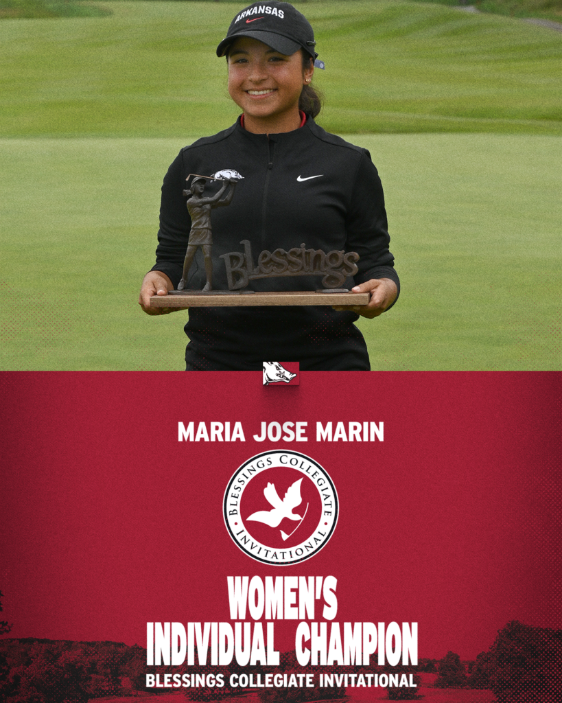 Razorback Women, José Marin Win Blessings Collegiate Invitational