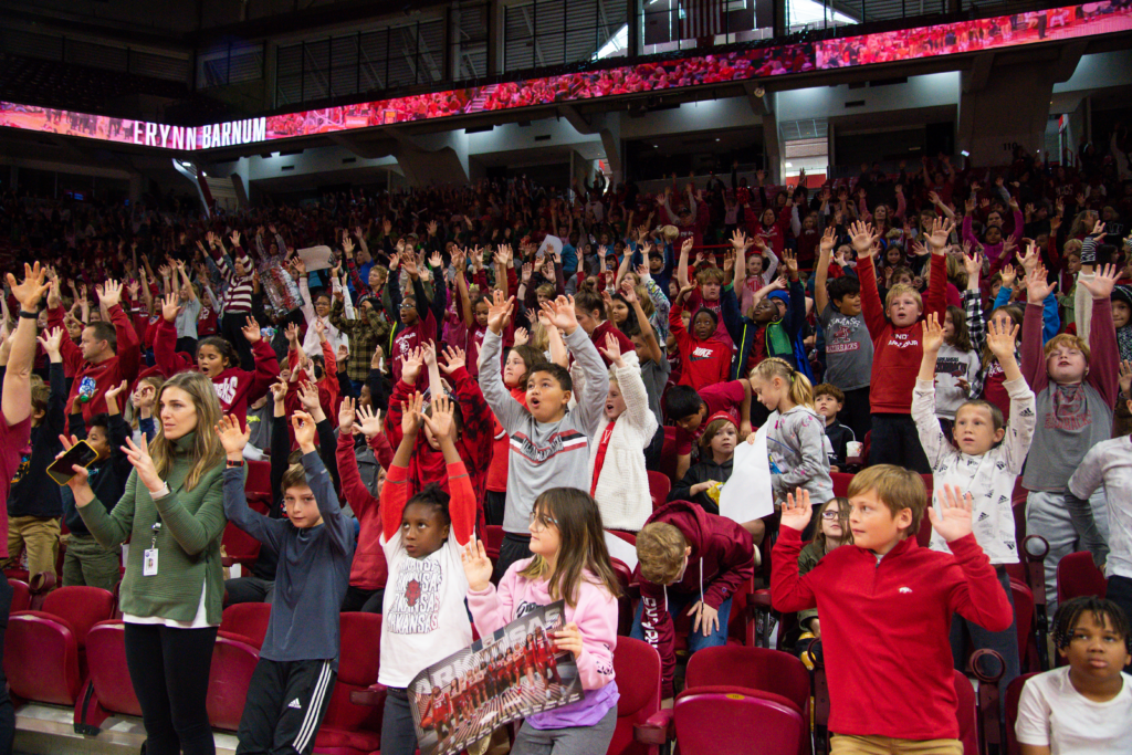 Razorbacks Invite Elementary Schools to Pack Bud Walton Arena on November 6
