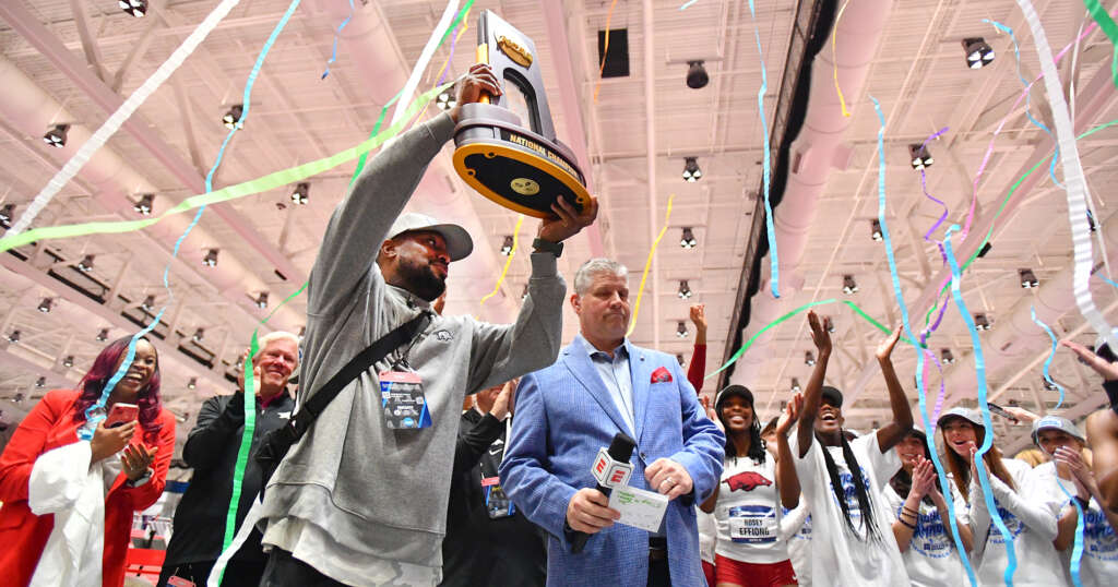 Razorbacks defend NCAA Indoor title, claim Arkansas’ 50th national T&F championship