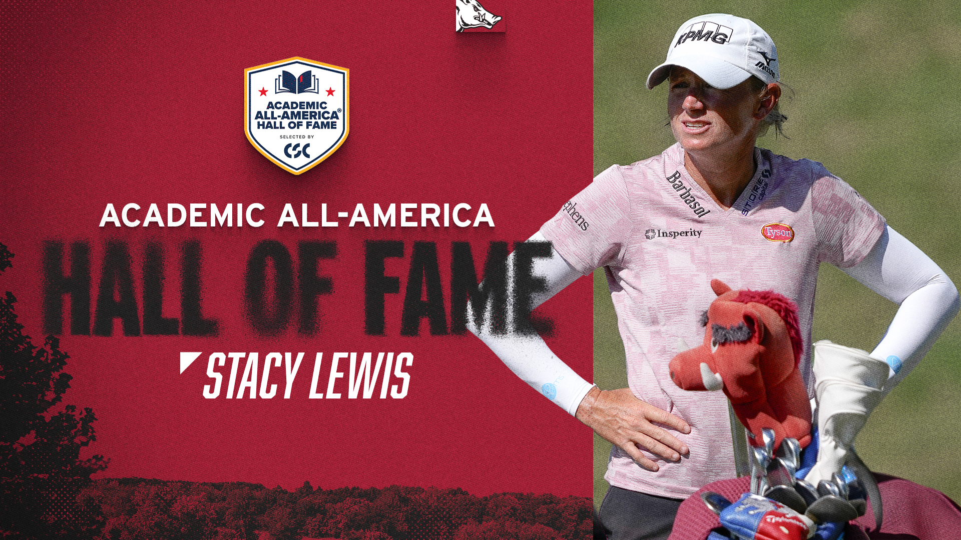Stacy Lewis to be Inducted in CSC Academic All-America Hall of Fame