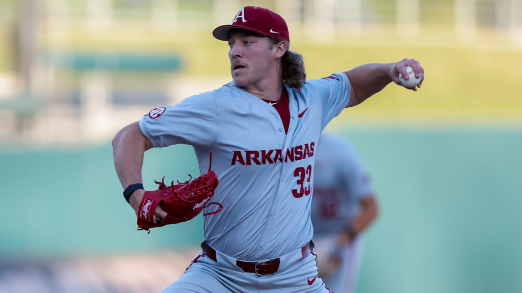 Smith’s Quality Start, Gaeckle’s Five-Out Save Lead #1 Arkansas to Series-Opening Win at #25 Alabama
