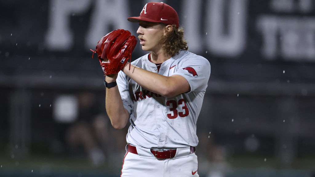 Smith Becomes Razorbacks’ Strikeout King in Extra-Inning Loss to Aggies