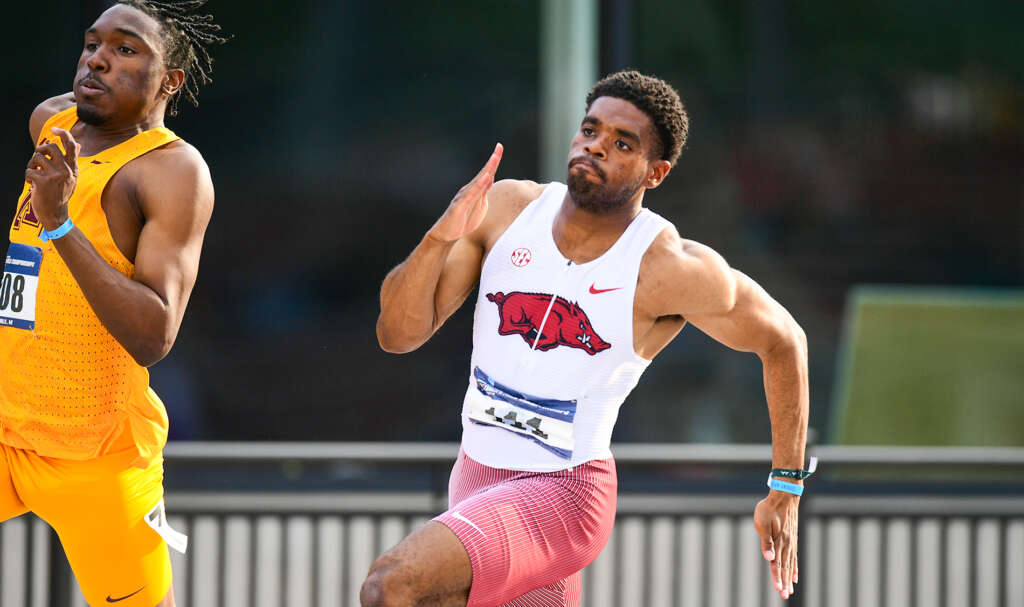 Lang advances in 3 events, No. 1 Hogs earn 13 entries for Eugene