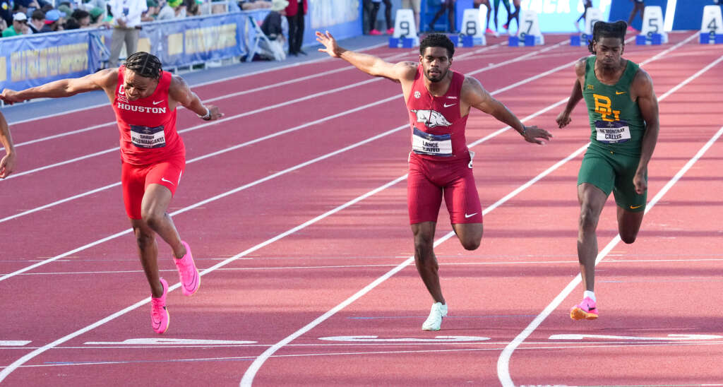 Lance Lang advances to pair of NCAA Championship sprint finals