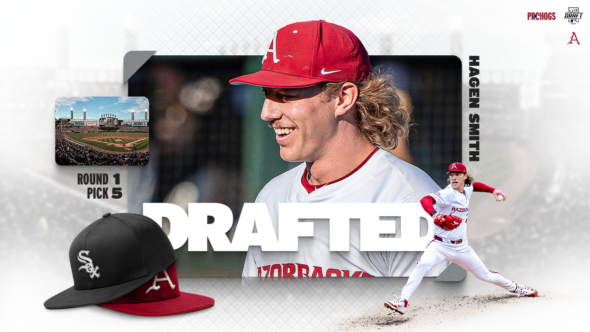 Smith Selected Fifth Overall by Chicago White Sox in 2024 MLB Draft