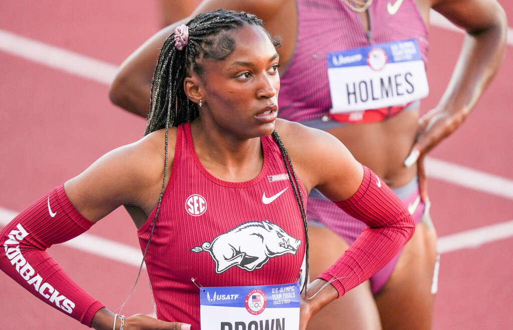 Razorback Kaylyn Brown selected to USA relay pool for Olympics