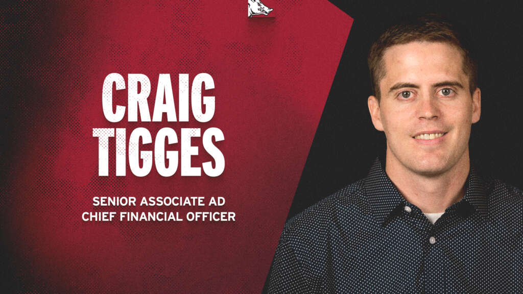 Tigges joins Razorback Athletics as CFO; Trantham Elevated to Deputy AD