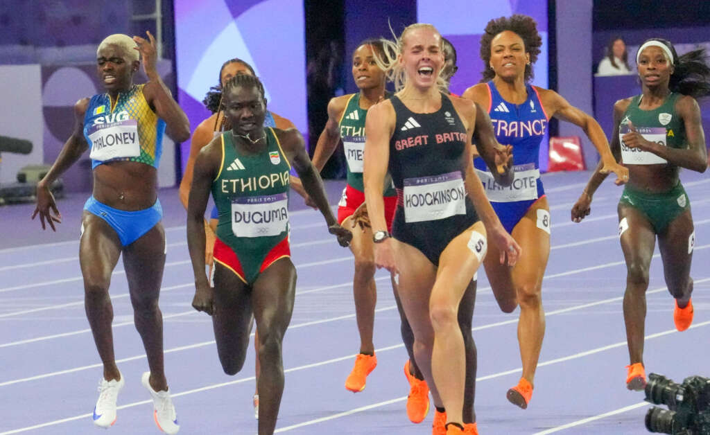 Shafiqua Maloney battles for Olympic medal in 800m final