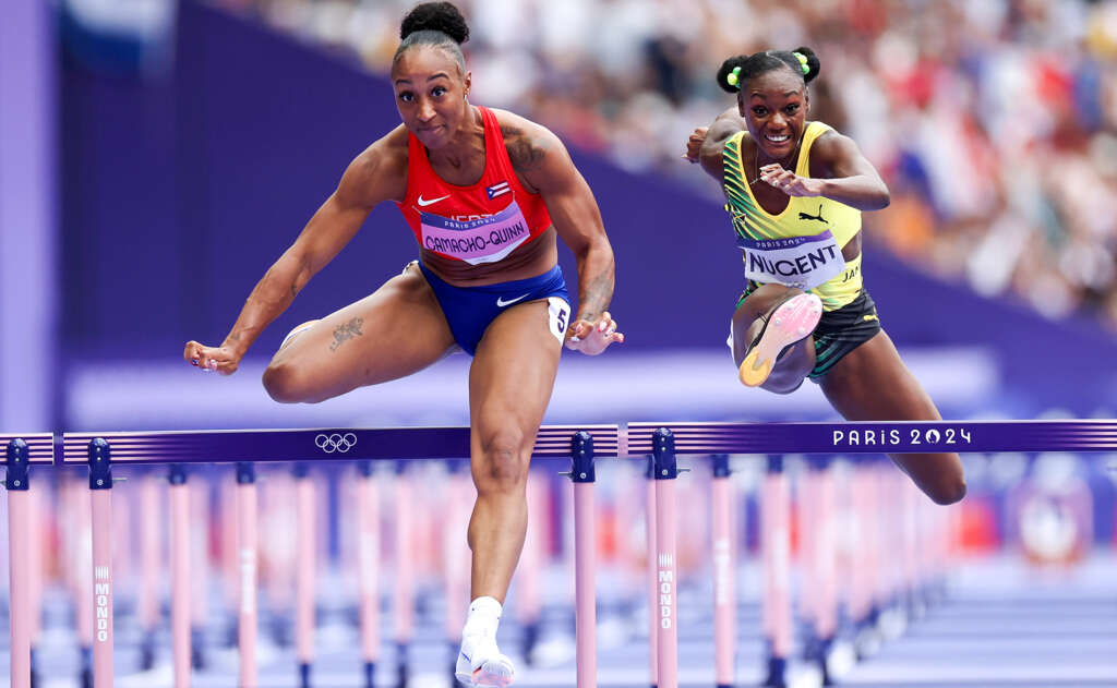 Ackera Nugent battles to reach Olympic 100m hurdles final