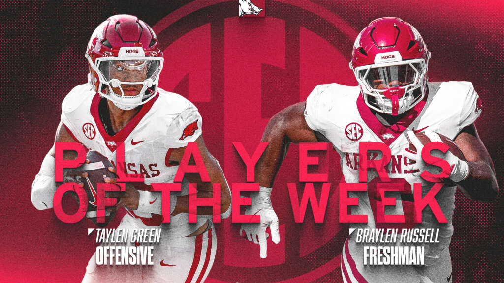 Green and Russell Earn SEC Weekly Honors