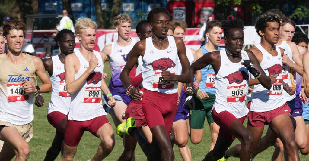 No. 3 Razorbacks head into SEC meet as defending champions