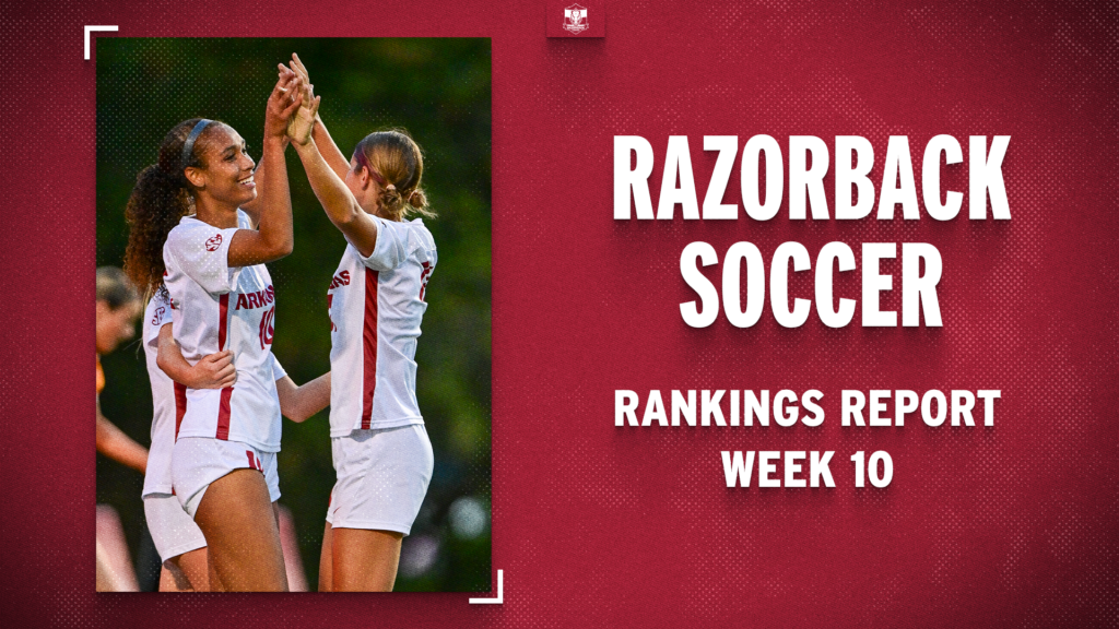 Razorback Soccer Rankings Report: Week 10