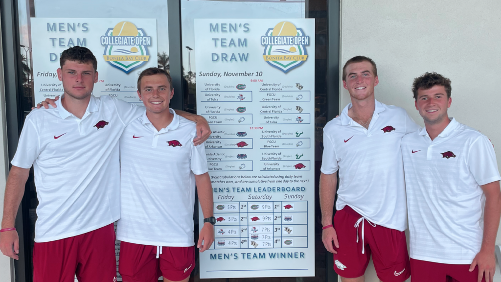 Men’s Tennis Wins Bonita Bay Classic Championship