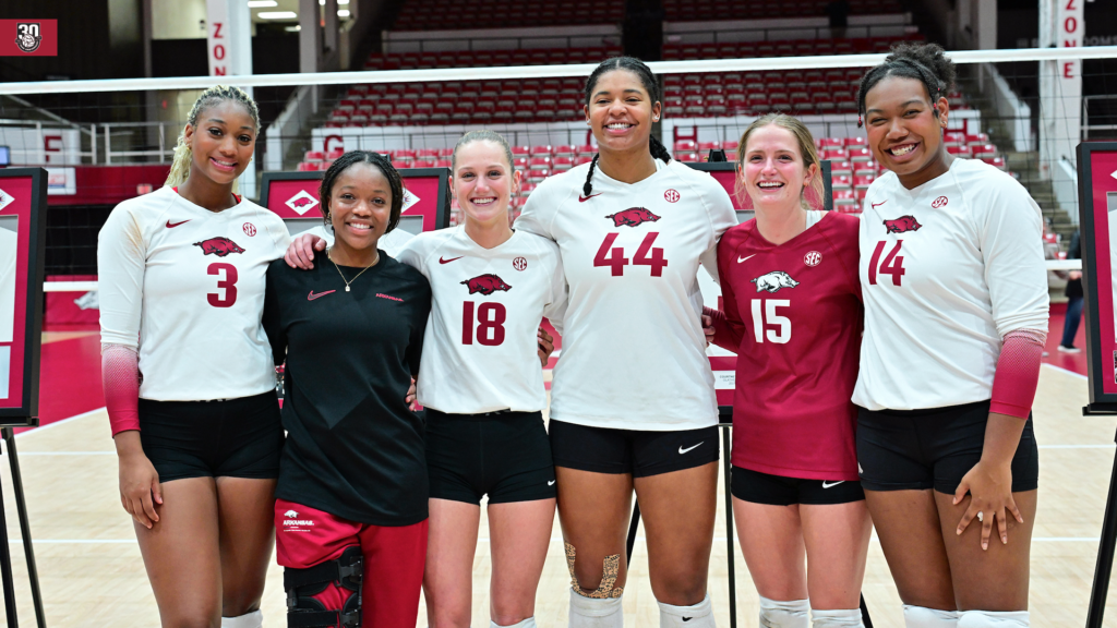 Razorbacks Suffer Four Set Loss on Senior Night