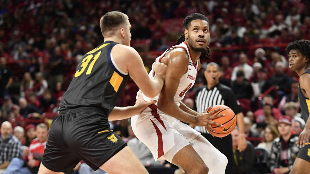 A Pair of Double-Doubles Lead Razorbacks Past NC A&T